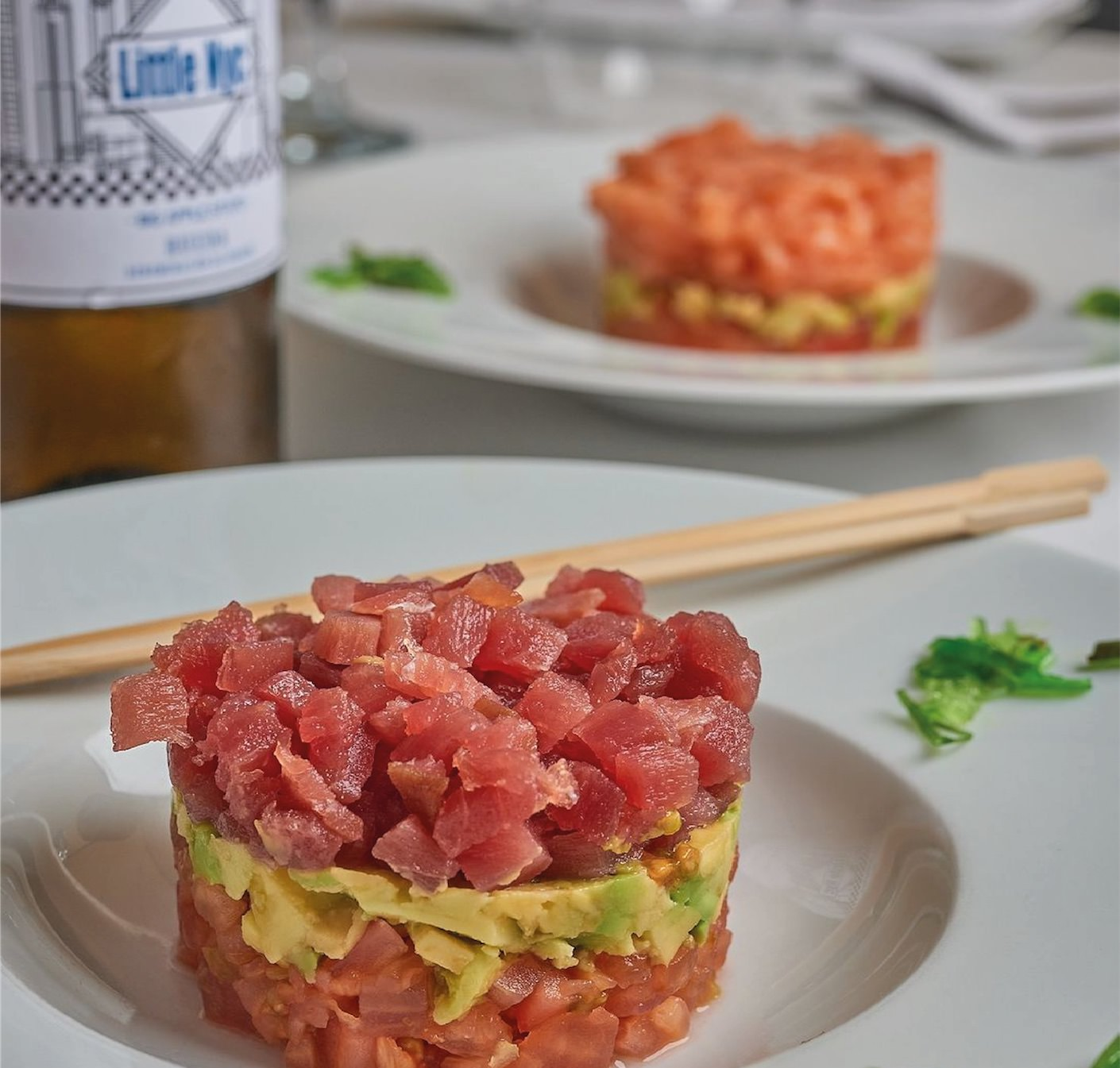 Tartar de atún o salmón